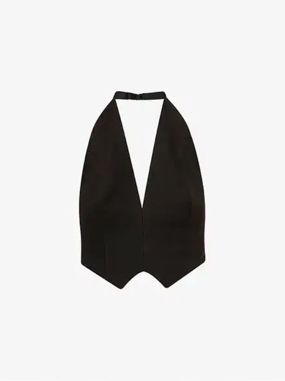 camilla & marc Black Sculpted Halter Vest